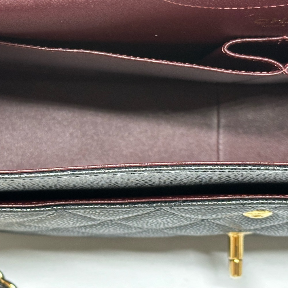 Chanel Classic Flap in caviar gold hardware. Color: Black - Picture 7 of 13